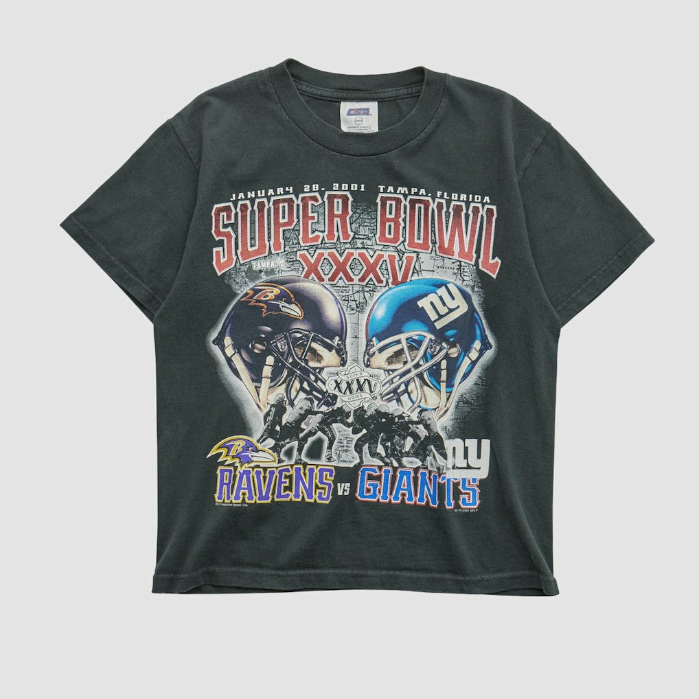 Baltimore Ravens CSA 2001 T-shirt - Black - Yth M Real Vintage discount
