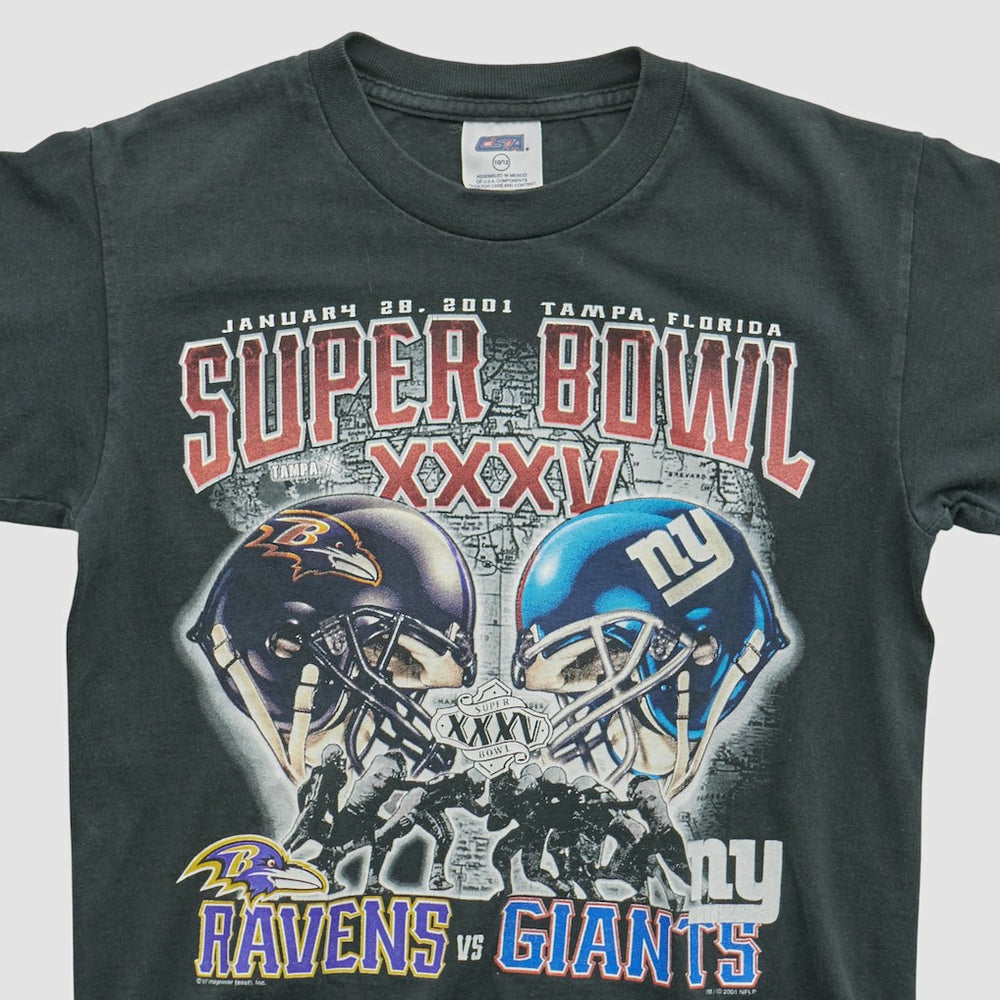Baltimore Ravens CSA 2001 T-shirt - Black - Yth M Real Vintage discount