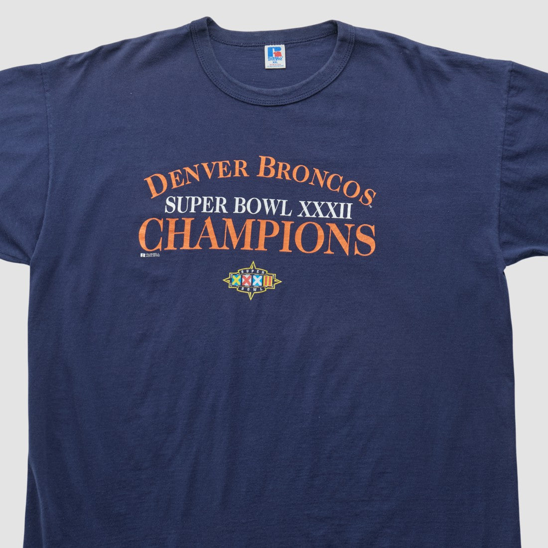 Denver Broncos Russell 1998 T-shirt - Navy Vintage outlet
