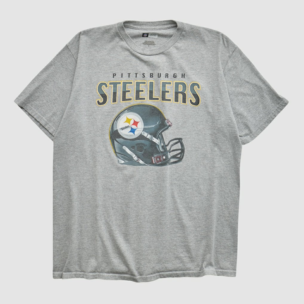 Pittsburgh Steelers NFL 2010s T-shirt - Heather Gray Vintage cheap