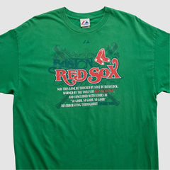 Boston Red Sox Majestic 2000s T-shirt Green Vintage