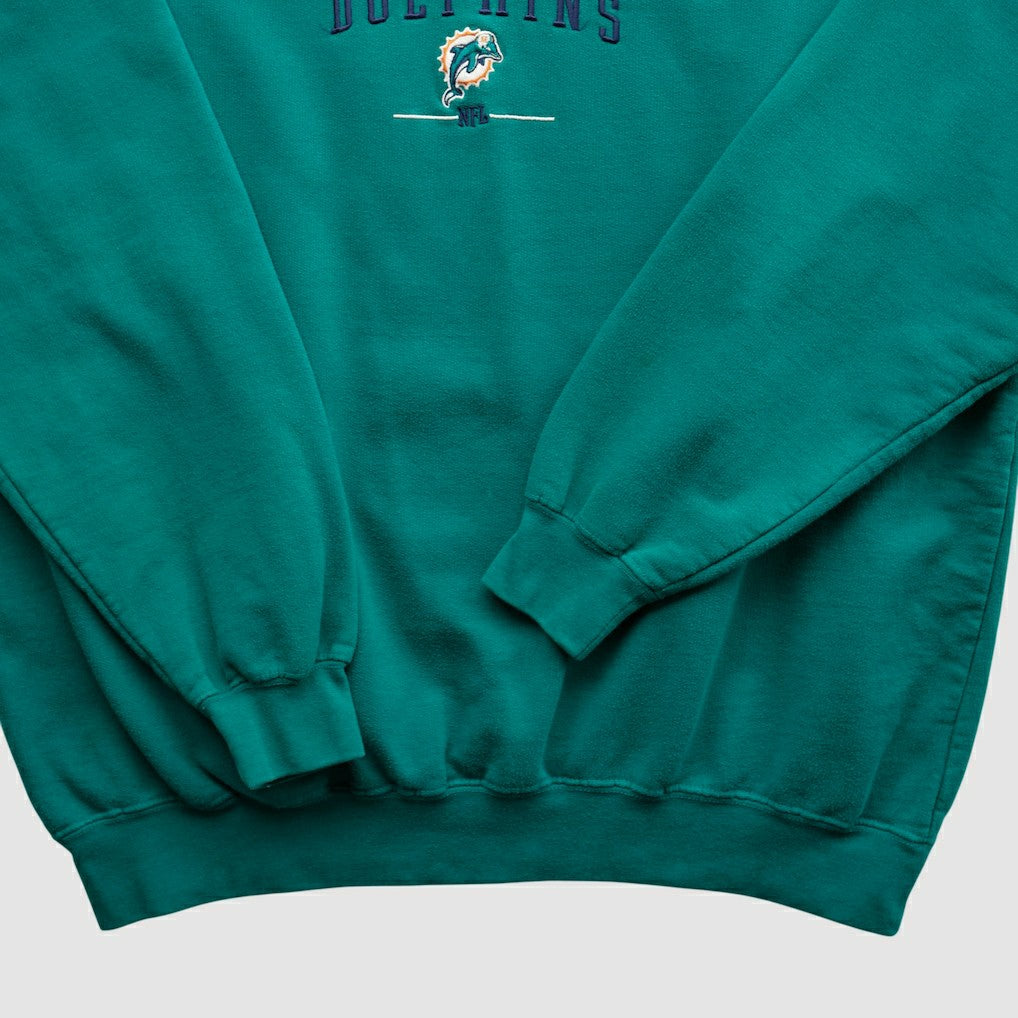 Miami Dolphins NFL 2000s Pullover Sweatshirt - Teal Vintage cheap