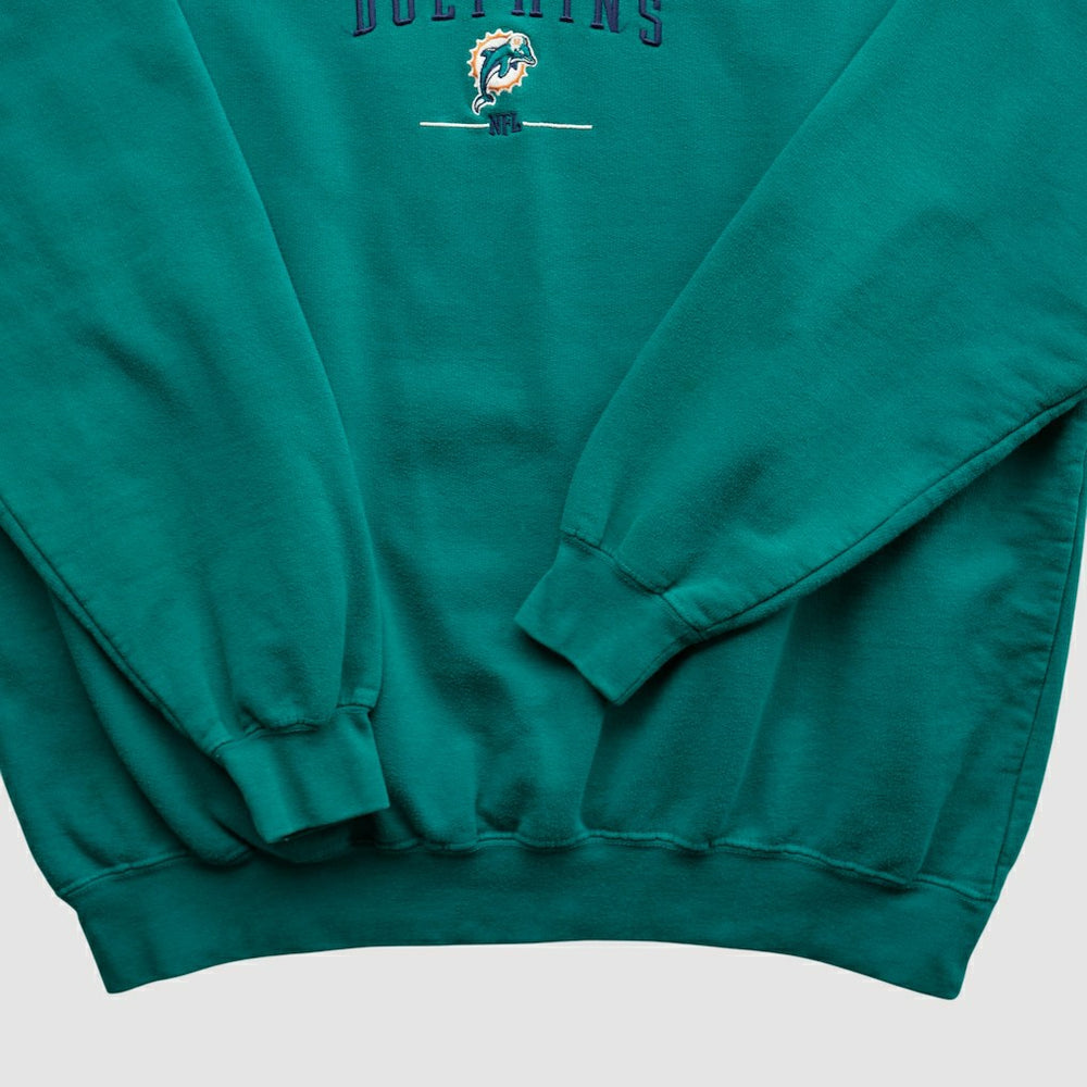 Miami Dolphins NFL 2000s Pullover Sweatshirt - Teal Vintage cheap