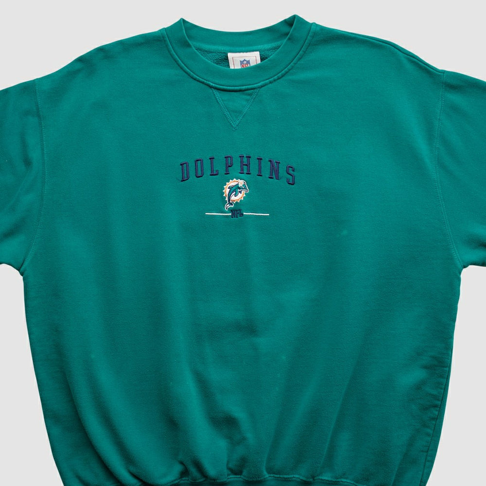 Miami Dolphins NFL 2000s Pullover Sweatshirt - Teal Vintage cheap