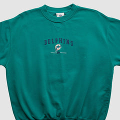 Miami Dolphins NFL 2000s Pullover Sweatshirt - Teal Vintage cheap