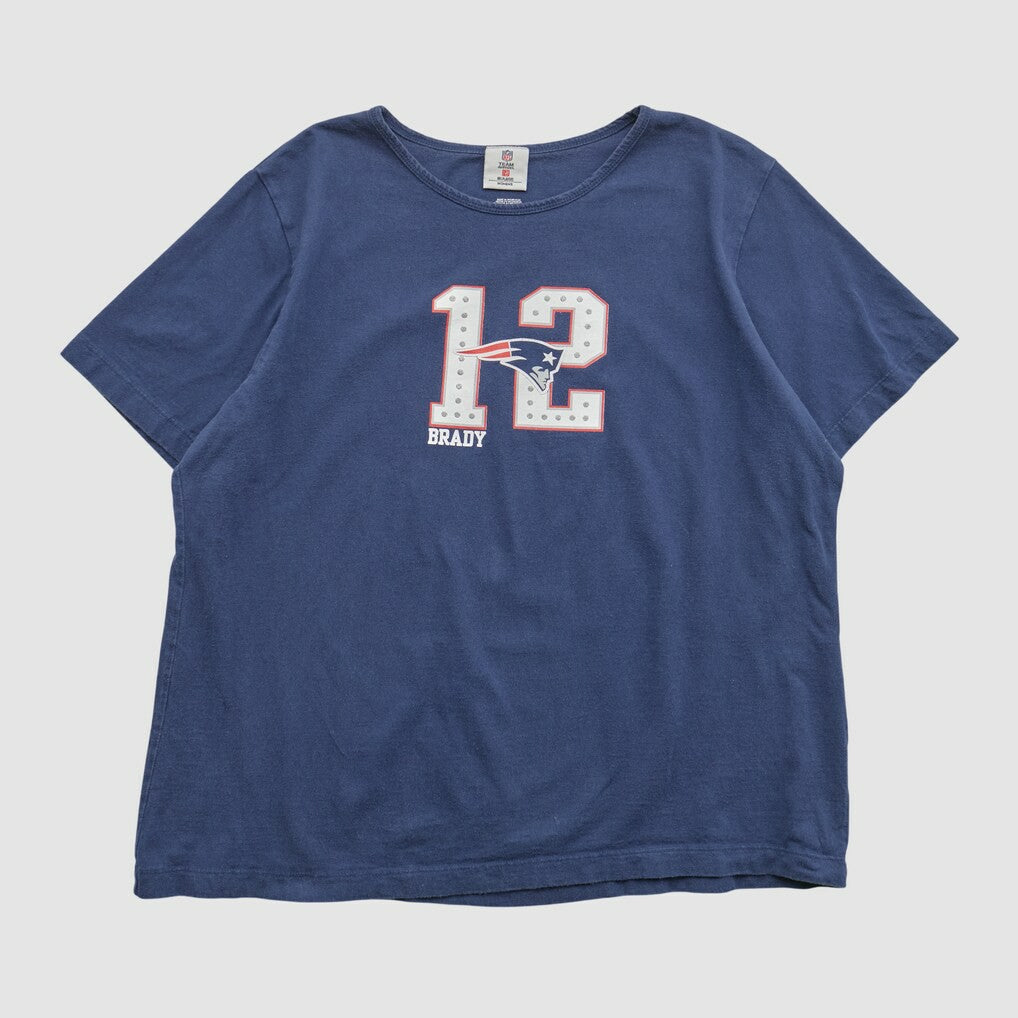 New England Patriots NFL 2000s T-shirt - Navy Vintage cheap