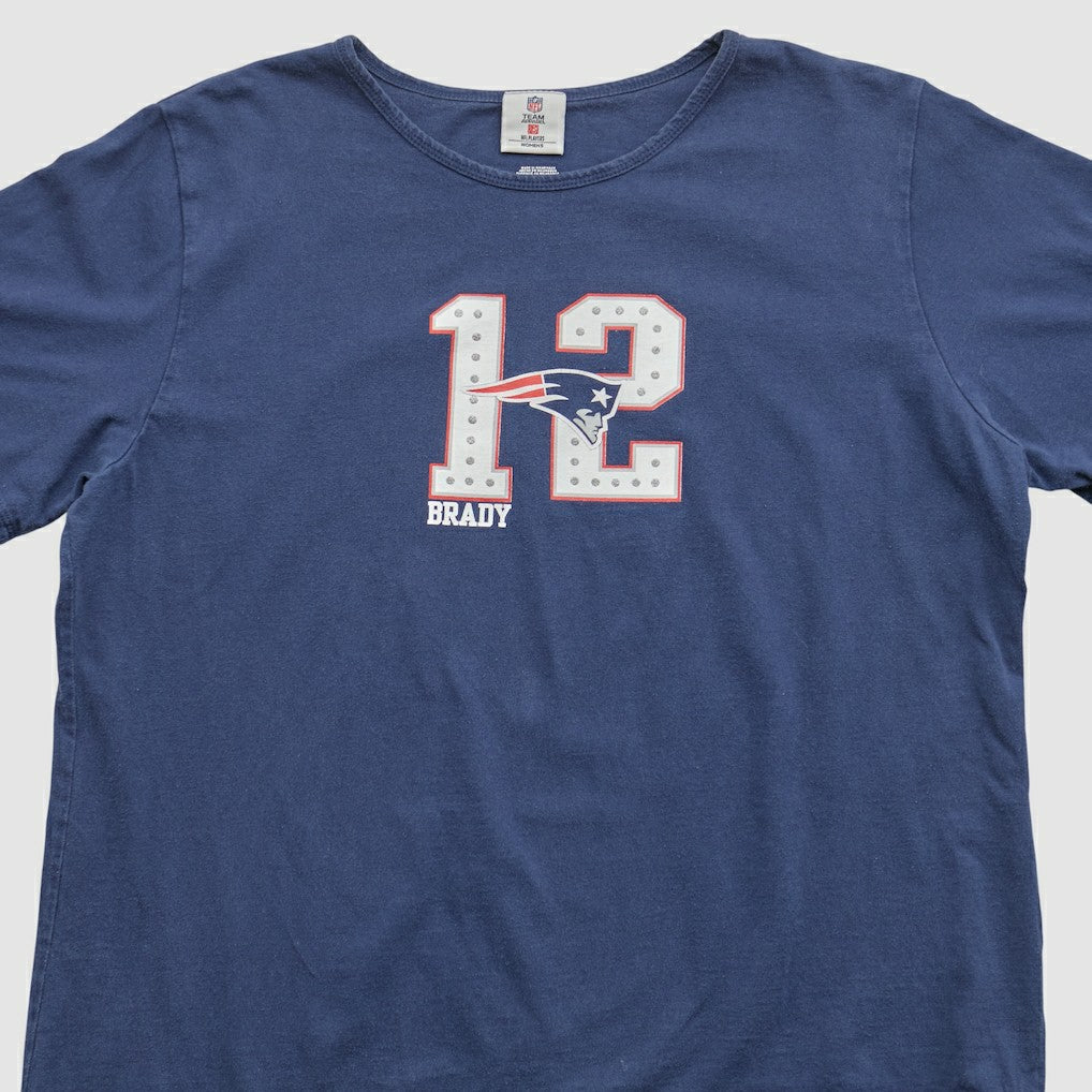 New England Patriots NFL 2000s T-shirt - Navy Vintage cheap