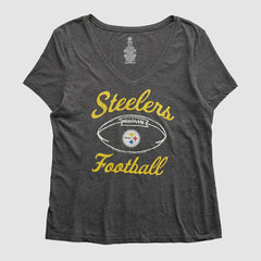 Pittsburgh Steelers NFL 2010s T-shirt - Dark Heather Gray Vintage for sale