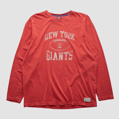 New York Giants Reebok 2000s Long Sleeve T-shirt - Red Vintage outlet