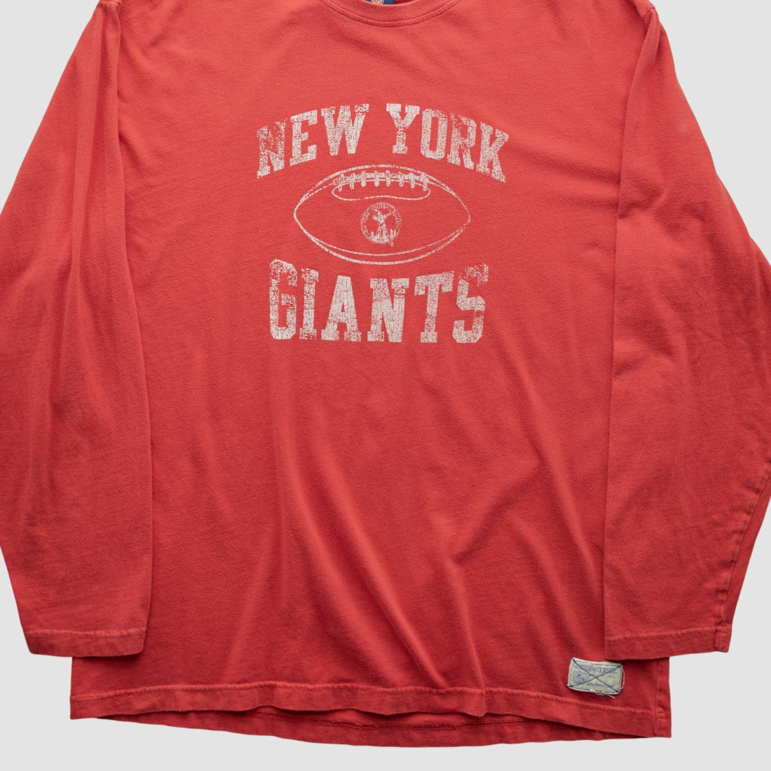 New York Giants Reebok 2000s Long Sleeve T-shirt - Red Vintage outlet
