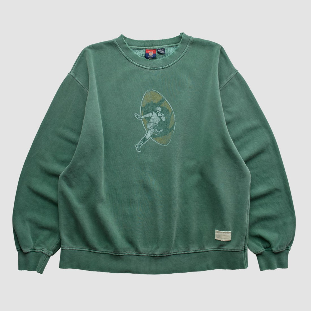 Green Bay Packers Reebok 2000s Pullover Sweatshirt - Green Vintage sale