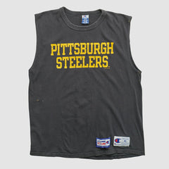 Pittsburgh Steelers Champion 1994 Tank - Black Vintage for sale