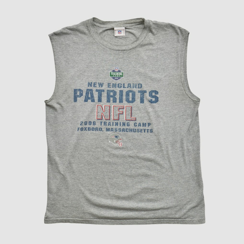 New England Patriots NFL 2006 Tank - Heather Gray Vintage cheap
