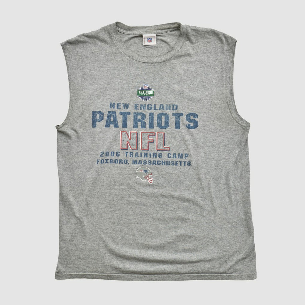 New England Patriots NFL 2006 Tank - Heather Gray Vintage cheap