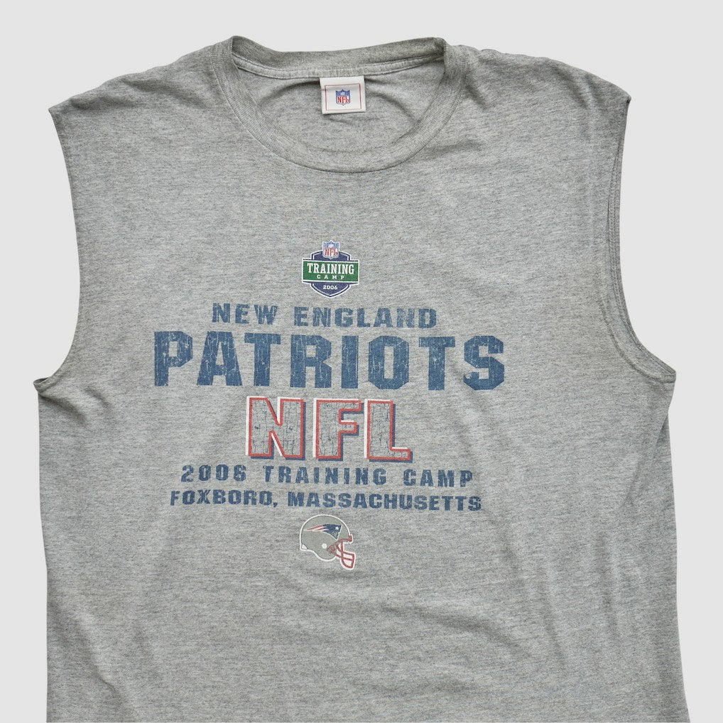 New England Patriots NFL 2006 Tank - Heather Gray Vintage cheap