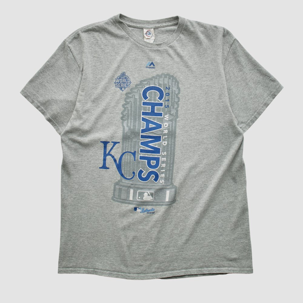 Kansas City Royals Delta 2015 T-shirt Heather Gray Vintage