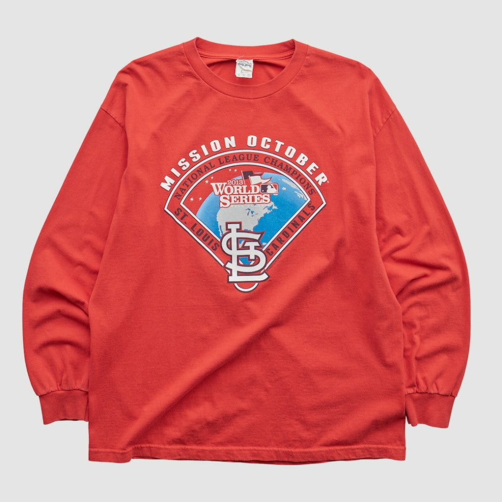 St. Louis Cardinals Alstyle 2013 Long Sleeve T-shirt Red Vintage