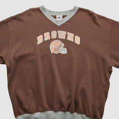 Cleveland Browns NFL 2000s Pullover Sweatshirt - Brown Vintage sale