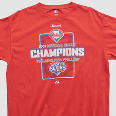 Philadelphia Phillies Majestic 2009 T-shirt Red Vintage