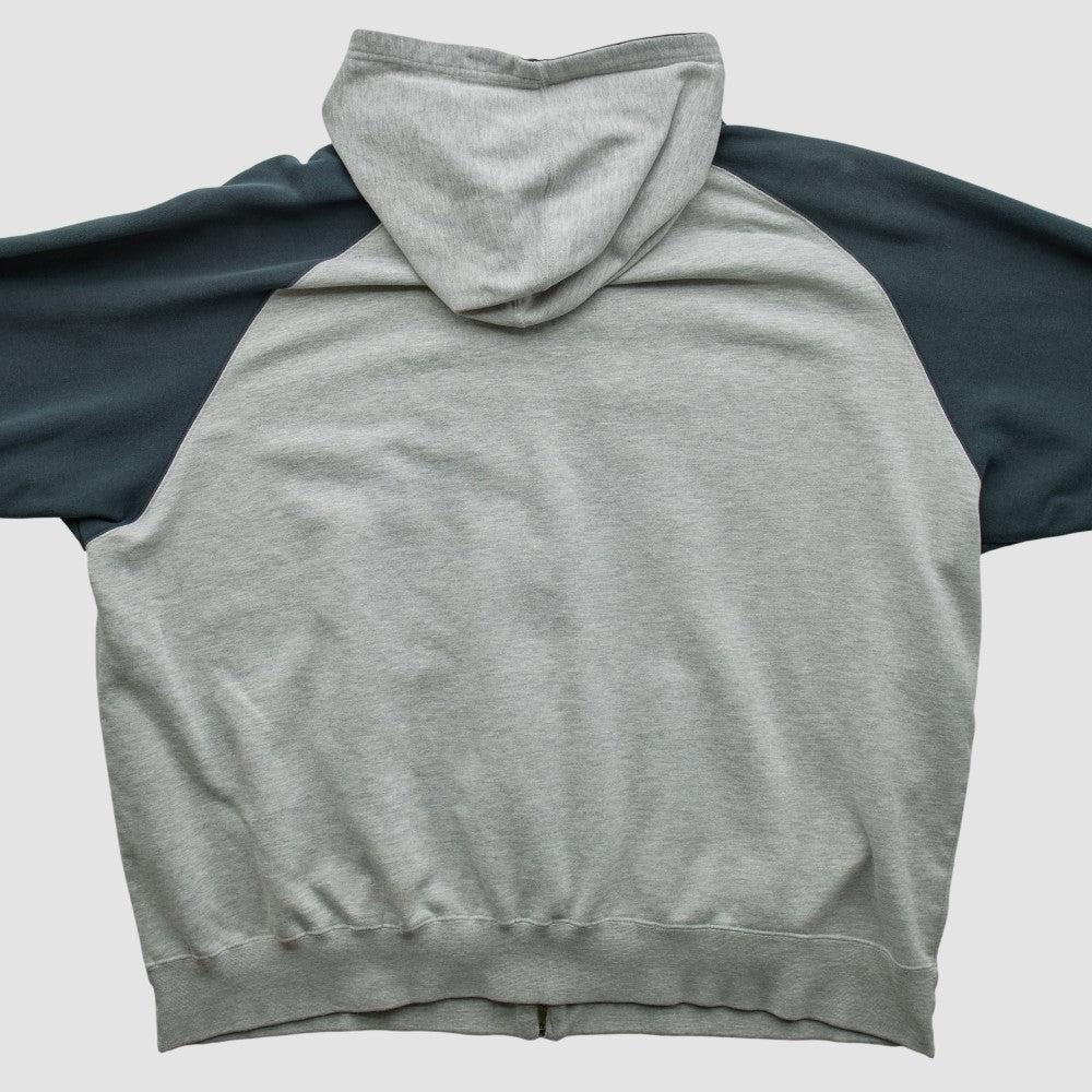 Kansas City Royals 2000s Hooded Full Zip Sweatshirt Heather Gray Vintage