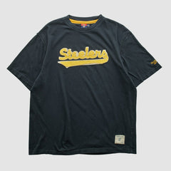 Pittsburgh Steelers Reebok 2000s T-shirt - Black Vintage on sale