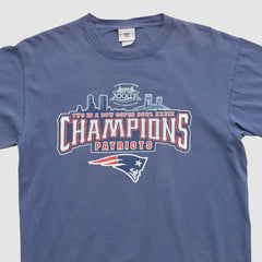 New England Patriots NFL 2005 T-shirt - Blue Vintage for sale
