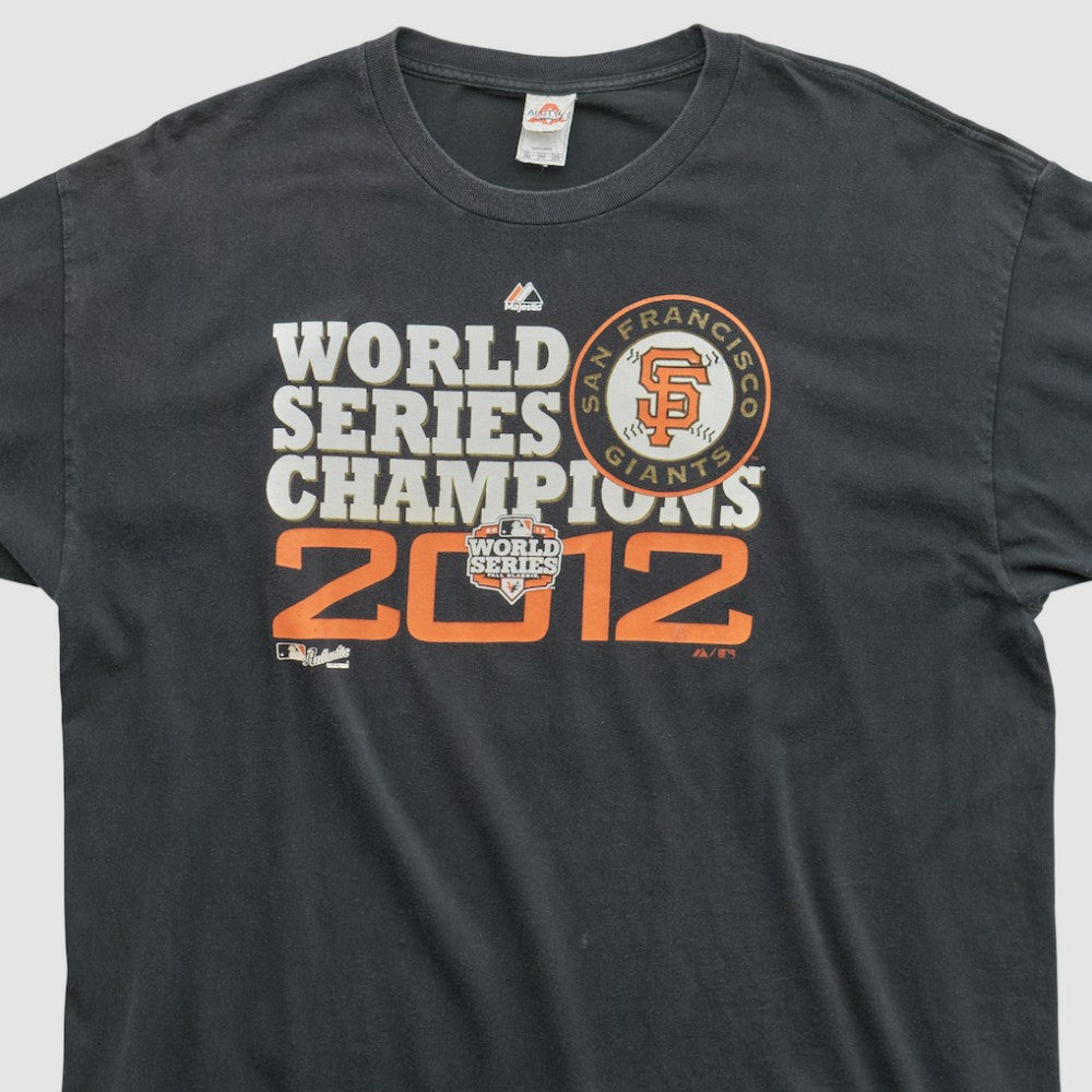 San Francisco Giants Alstyle 2012 T-shirt Black Vintage