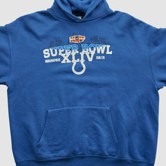 Indianapolis Colts NFL 2010 Hooded Pullover Sweatshirt - Blue Vintage on sale