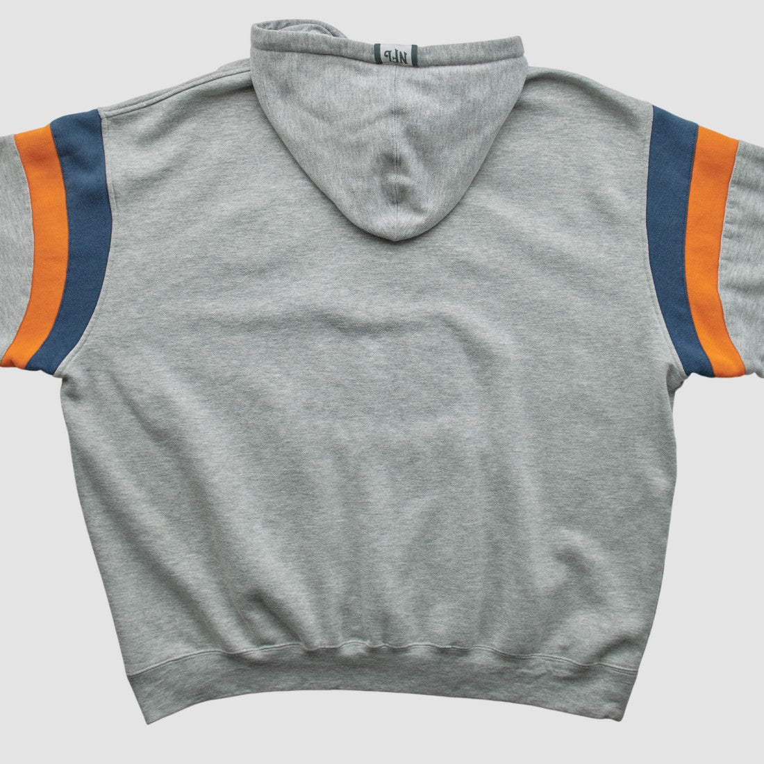 Denver Broncos NFL 2000s Hooded Pullover Sweatshirt - Heather Gray Vintage for sale