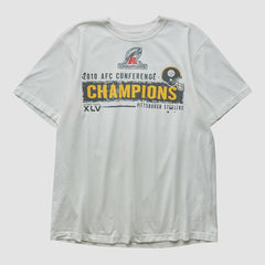 Pittsburgh Steelers Reebok 2010 T-shirt - White Vintage cheap
