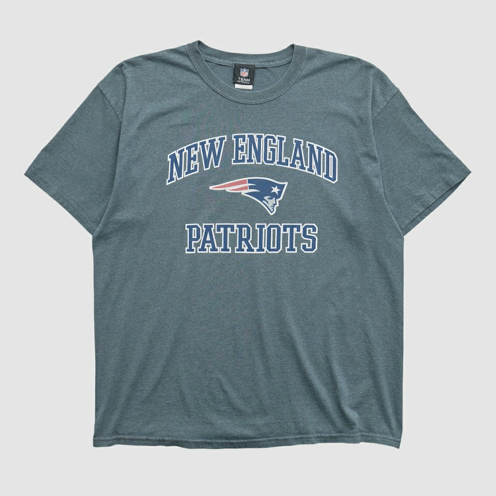 New England Patriots NFL 2010s T-shirt - Dark Heather Gray Vintage cheap