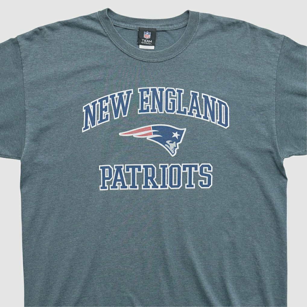 New England Patriots NFL 2010s T-shirt - Dark Heather Gray Vintage cheap