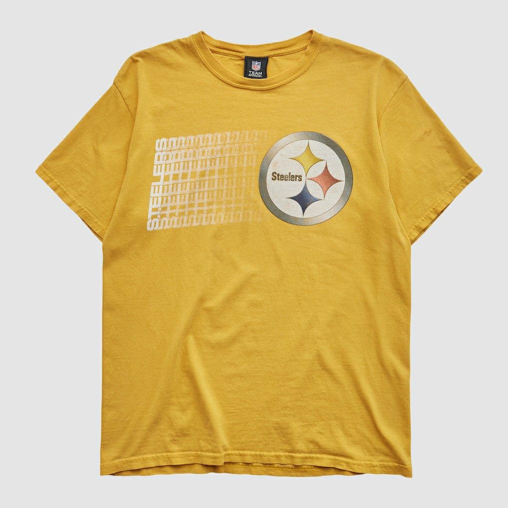 Pittsburgh Steelers NFL 2010s T-shirt - Yellow Vintage cheap