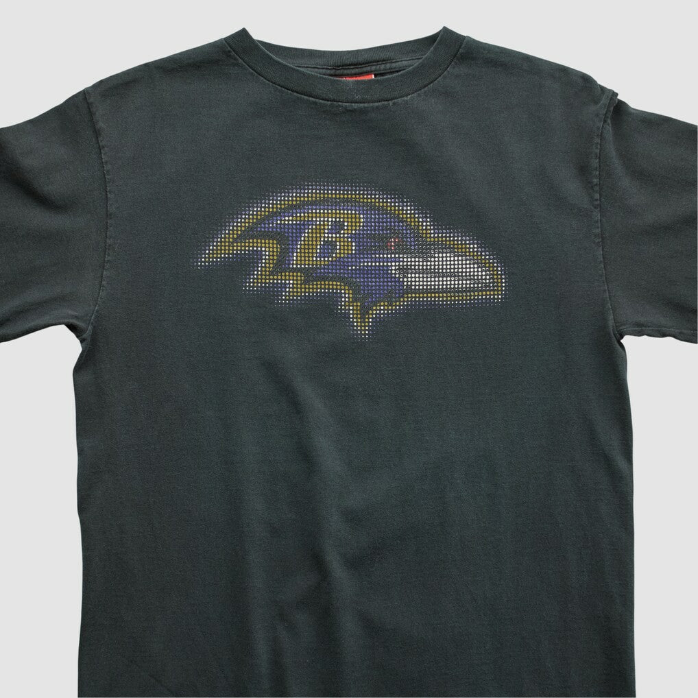 Baltimore Ravens NFL 2000s Long Sleeve T-shirt - Black Vintage on sale