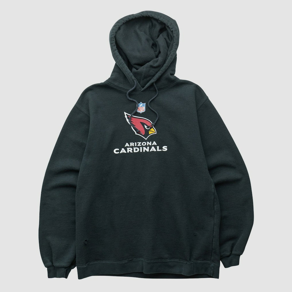 Arizona Cardinals Reebok 2000s Hooded Pullover Sweatshirt - Black Vintage online
