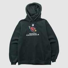 Arizona Cardinals Reebok 2000s Hooded Pullover Sweatshirt - Black Vintage online