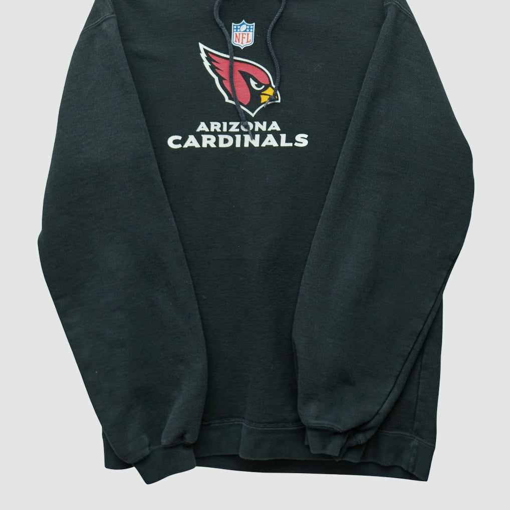 Arizona Cardinals Reebok 2000s Hooded Pullover Sweatshirt - Black Vintage online