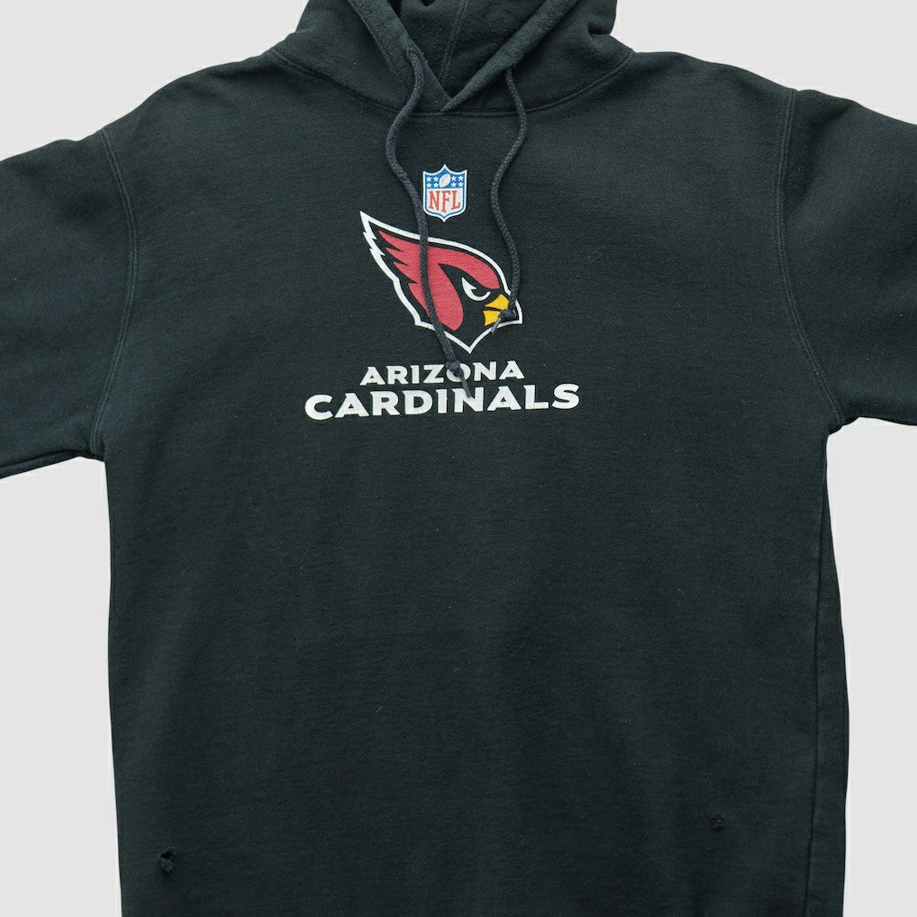 Arizona Cardinals Reebok 2000s Hooded Pullover Sweatshirt - Black Vintage online