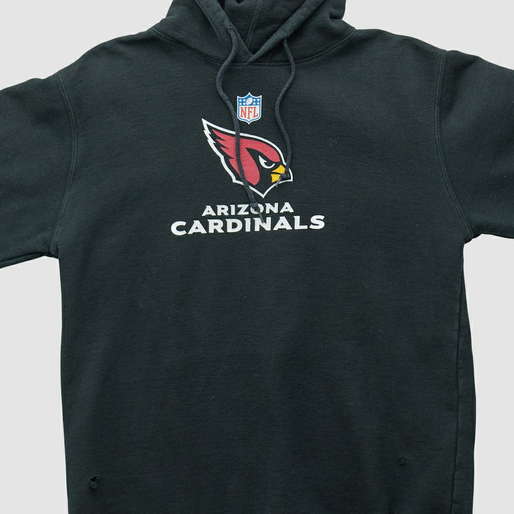 Arizona Cardinals Reebok 2000s Hooded Pullover Sweatshirt - Black Vintage online