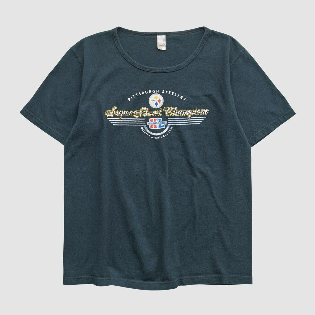 Pittsburgh Steelers Anvil 2006 T-shirt - Navy Vintage online