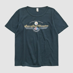 Pittsburgh Steelers Anvil 2006 T-shirt - Navy Vintage online