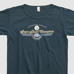 Pittsburgh Steelers Anvil 2006 T-shirt - Navy Vintage online