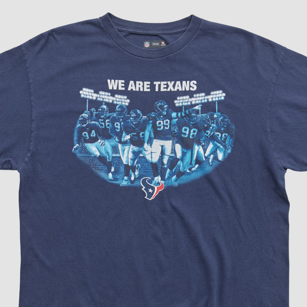 Houston Texans NFL 2010s T-shirt - Navy Vintage for sale