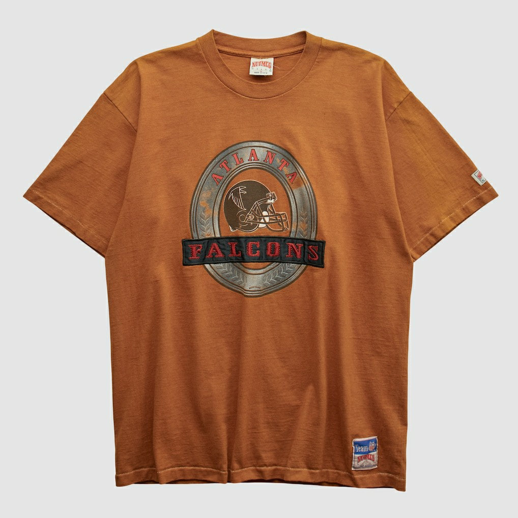 Atlanta Falcons Nutmeg Mills 90s T-shirt - Clay Vintage discount