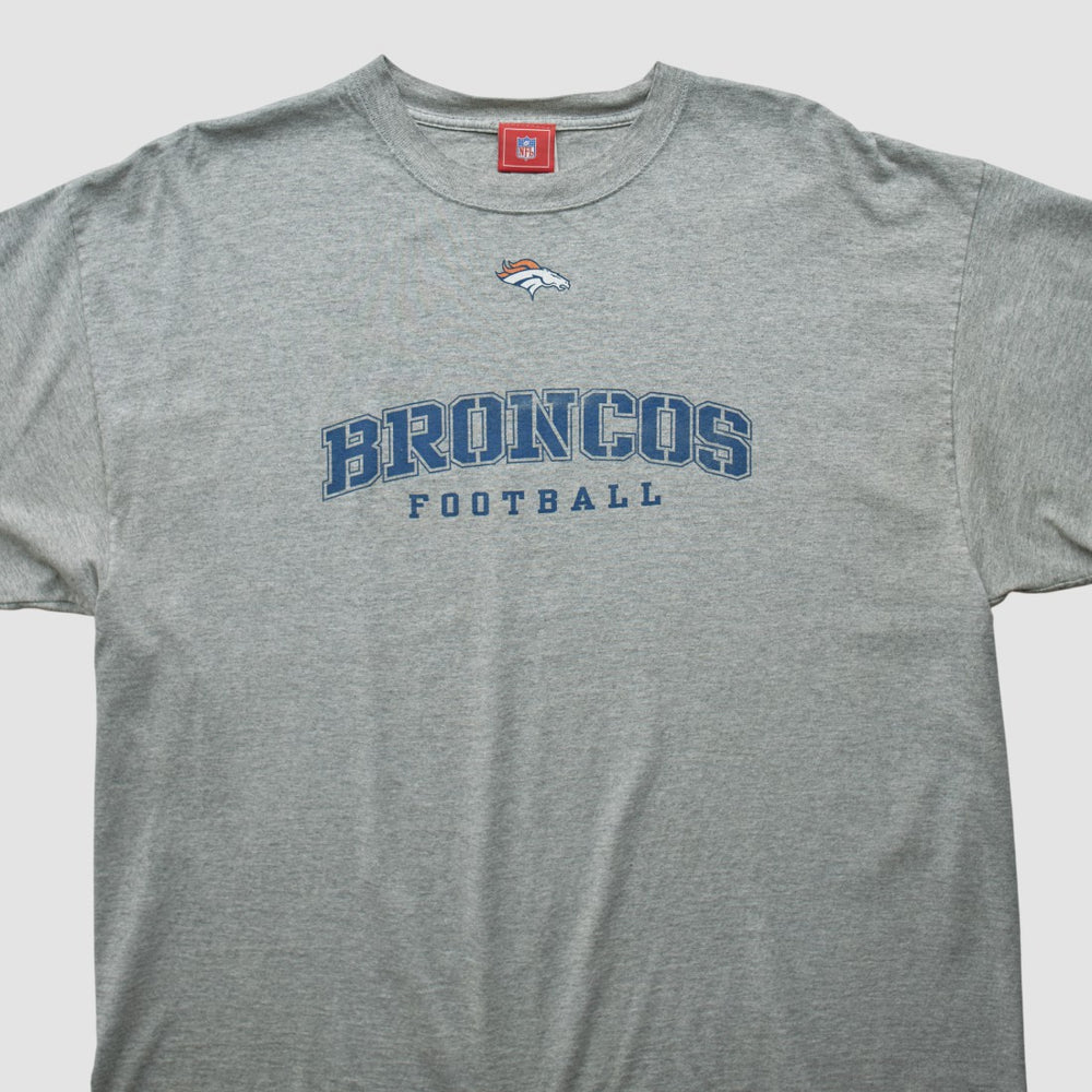 Denver Broncos NFL 2000s T-shirt - Heather Gray Vintage outlet