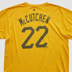Pittsburgh Pirates Majestic 2000s T-shirt Yellow Vintage
