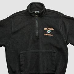 Miami Dolphins Champion 2000s 1/4 Zip Sweatshirt - Black Vintage on sale