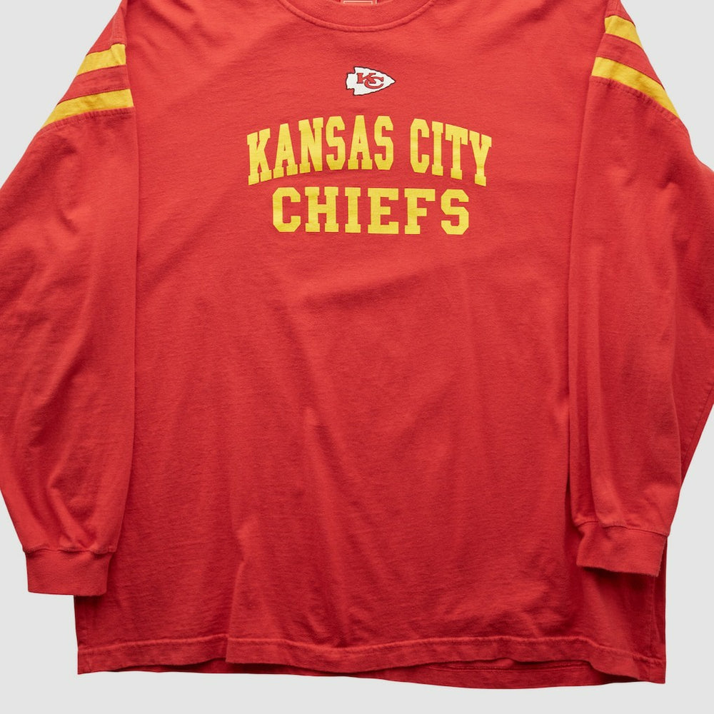 Kansas City Chiefs NFL 2000s Long Sleeve T-shirt - Red Vintage sale
