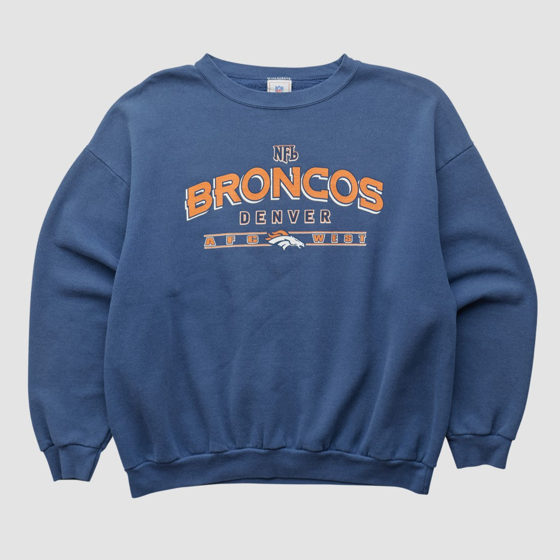 Denver Broncos NFL 2000s Pullover Sweatshirt - Navy Vintage outlet