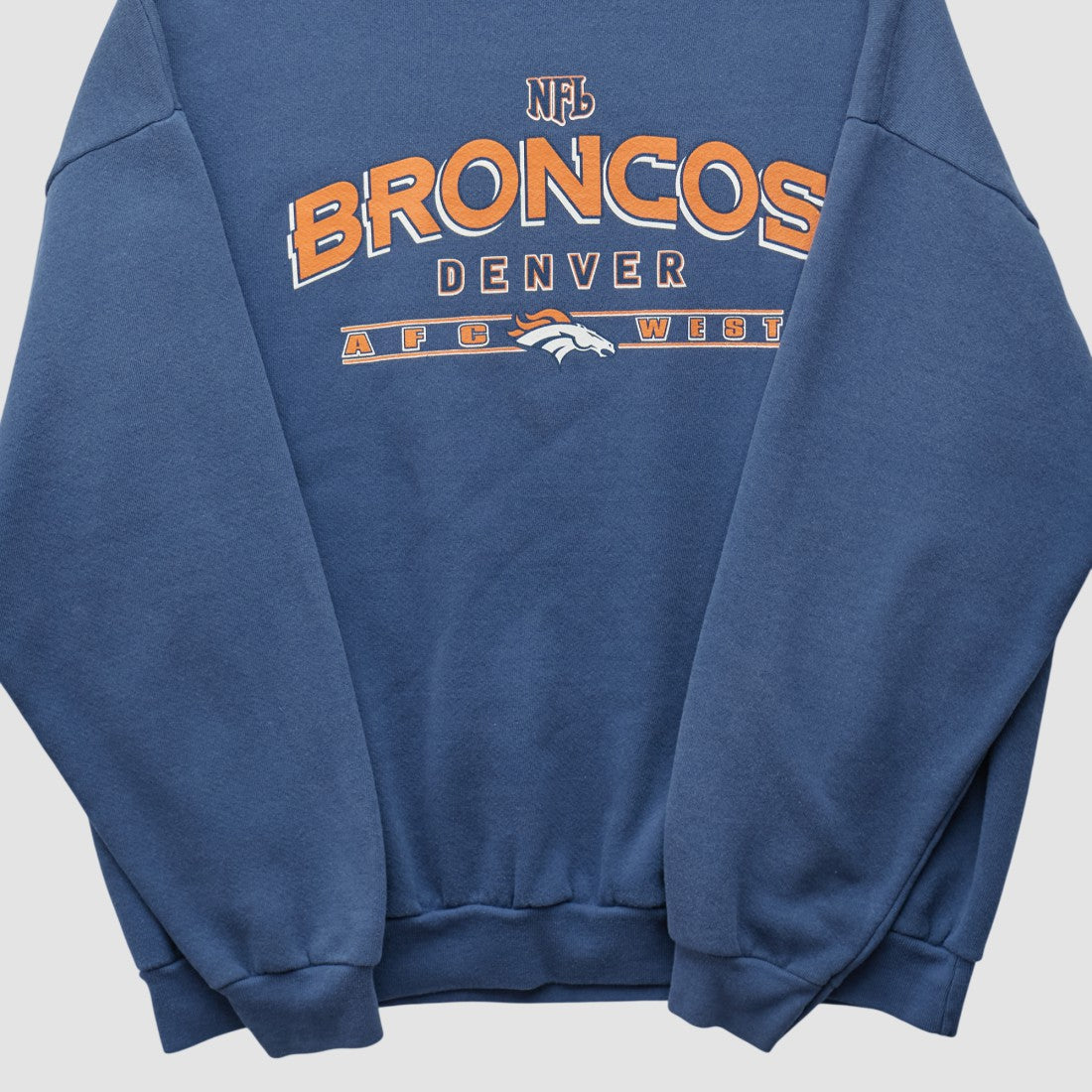 Denver Broncos NFL 2000s Pullover Sweatshirt - Navy Vintage outlet